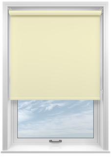 Trinity (Blackout), Alabaster - Roller Blind